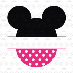 BowToons Head Mickey Mouse Head SVG