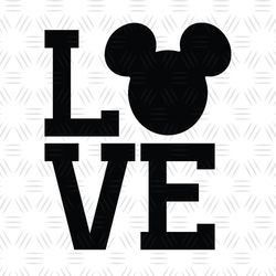 Love Disney Mickey Mouse SVG