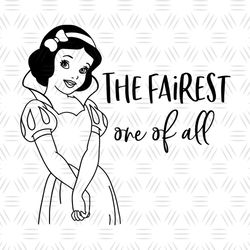 The Fairest One Of All Snow White SVG