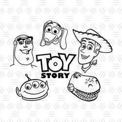 Toy Story Characters SVG