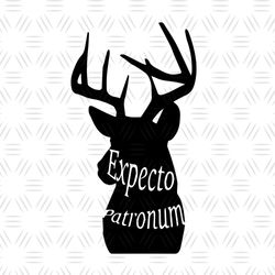 Expecto Patronum Moose Harry Potter Movie SVG Silhouette Vector