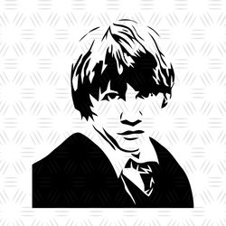 Ron Weasley Harry Potter The Golden Trio Silhouette SVG Vector