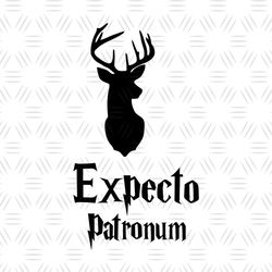 Expecto Patronum Moose Head Harry Potter Movie SVG Clipart