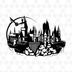 Hogwarts Harry Potter Wizarding School SVG Vector Cut Files
