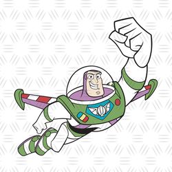 Flying Buzz Lightyear Toy Story Cartoon SVG Cut File
