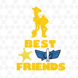 Best Friends Toy Story Friends Woody & Buzz Lightyear SVG