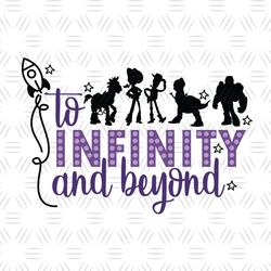 To Infinity And Beyond Rocket Star Toy Story Friends SVG