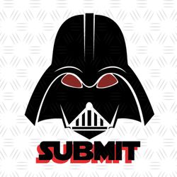 Submit Star Wars Darth Vader Red Black Logo Silhouette SVG