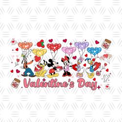 Mickey Friends Happy Valentine Day PNG