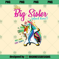 Unicorn Big Sister Shirt Im Going to be a Big Sister Tee PNG Download
