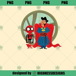 Marvel SpiderMan No Way Home Spidey Doctor Strange Cartoon PNG Download