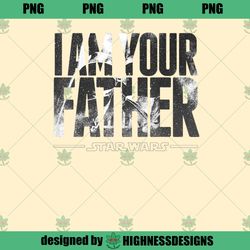 Star Wars Darth Vader I Am Your Father Snowy Graphic PNG Download