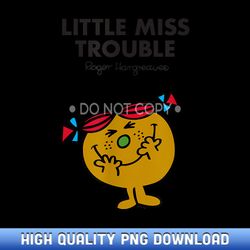 Mr. Men Little Miss Trouble - Instant Access Sublimation Designs - Envision Perfection in Every Print