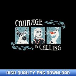Disney Frozen 2 Courage Is Calling Sven Kristoff Olaf Trio - Professional Grade Sublimation PNGs