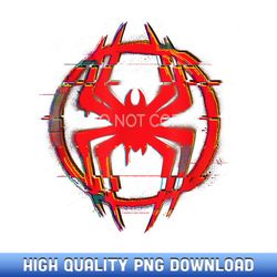 Marvel Spider-Man Across the Spider-Verse Miles Icon Glitch - Instant Access Sublimation Designs