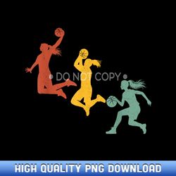 basketball girl basketball hoops lovers women girls - high-definition png sublimation designs