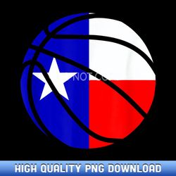 basketball texas graphic texas flag basketball texas flag - professional grade sublimation pngs