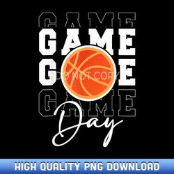 game day basketball for youth boy girl basketball mom - luxury sublimation png collection