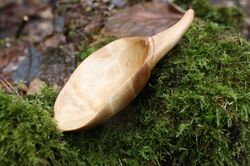 Measuring spoon for coffee or tea Expensive gift Unique birch burl