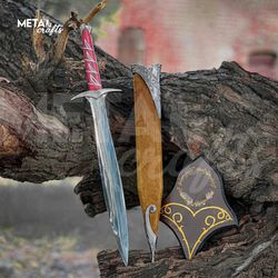 The Hobbit Sting Sword Replica of Frodo Baggins Lord of The Rings LOTR Swords Battle Ready, Gifts for Him, Gift for Dad