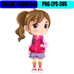 GIRL ! , Jitterbug Lol Doll Png, Cartoon Png, Png Digital File/ ART