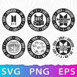 BTS Army Logo SVG, Blood Alphabet PNG, Blood Splatters, Blood Hand PNG, Blood Dripping Font Cricut