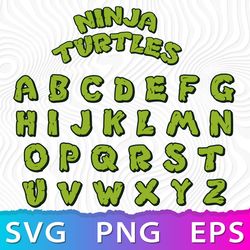 Ninja Turtles Font SVG, Nike Halloween Logo PNG, Cricut Halloween Ideas, SVG Halloween