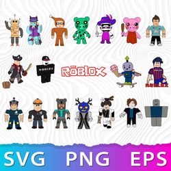 Roblox Characters Bundle SVG, Pennywise PNG, Pennywise Cricut, Pennywise PNG Transparent