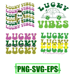 Lucky Vibes Patrick Day SVG, Lucky Mama SVG, Patricio SVG, Patrick's Days Quotes SVG, Saint Patrick Day SVG