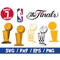 NBA trophy svg Larry O'Brien finals champions champs basketball logo cricut clipart png