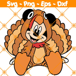 Mickey Mouse x Turkey SVG, Turkey Svg, Disney Thanksgiving Svg, Thanksgiving Svg, File For Cricut