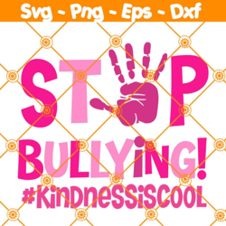 Stop Bullying SVG, Pink Shirt Day SVG, School Shirt SVG, Anti Bullying Svg, File For Cricut