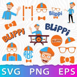 Blippi SVG, Blippi Clipart, Blippi PNG Images, Blippi SVGs For Cricut, Blippi Transparent Background