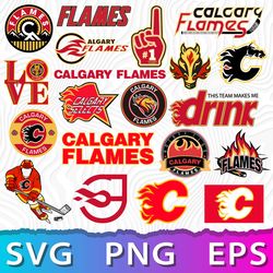 Calgary Flames Logo SVG, Cgy Hockey, SVG Flames, Calgary Flames PNG, Calgary Flames Logo Printable, Flames Logo Vector,D