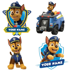 Chase Paw Patrol Clipart, Chase Paw Patrol Png, Paw Patrol Clipart, Chase Png, Paw Patrol Transparent Background,Digital
