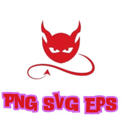Devil Head svg png eps transparent vector graphic design cut print dye sub laser engrave files commercial use