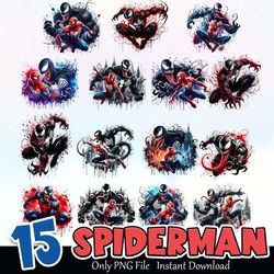 Spiderman Bundle PNG Instant Download