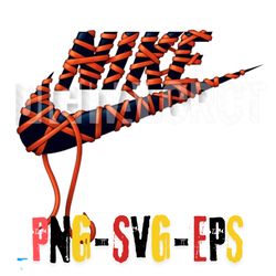 Nike Logo with Shoe Lace Art Design - Transparent P SVG, PNG, EPS