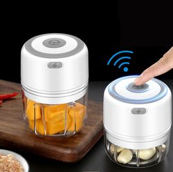 Electric Garlic Chopper, USB Charging Portable Electric Garlic Masher Food/100ml/250ml