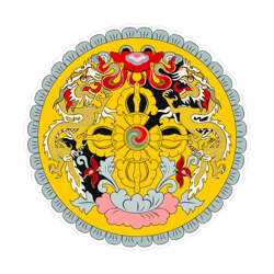 Bhutanese Emblem Sticker Self Adhesive Vinyl Bhutan flag BTN BT - C2637