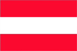austrian flag sticker self adhesive vinyl austria - c502