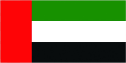 Emirati Flag Sticker Self Adhesive Vinyl United Arab Emirates ARE AE - C2407