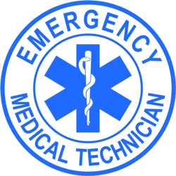 EMT Emergency Medical Technician Sticker Self Adhesive Vinyl star of life 1 C030