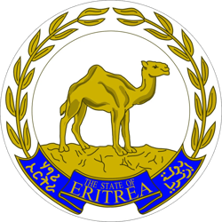 Eritrean Emblem Sticker Self Adhesive Vinyl Eritrea flag ERI ER - C2669