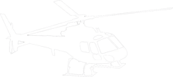 Flying Eurocopter AS350 Helicopter Sticker Self Adhesive Vinyl - G5247-1