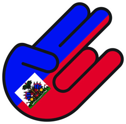 haitian shocker sticker self adhesive vinyl haiti hti ht - c1877