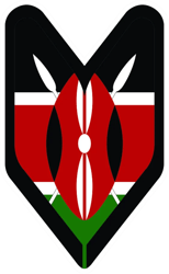 Kenyan Driver Badge Sticker Self Adhesive Vinyl wakaba leaf soshinoya Kenya KEN KE - C1974