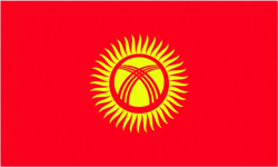 Kyrgyzstani Flag Sticker Self Adhesive Vinyl Kyrgyzstan KGZ KG - C1983