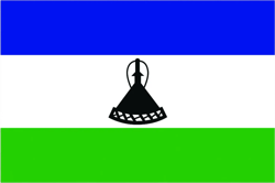 Lesotho Flag Sticker Self Adhesive Vinyl LSO LS - C2005