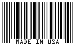 Made In USA Barcode Sticker Self Adhesive Vinyl jdm haters upc america - C093